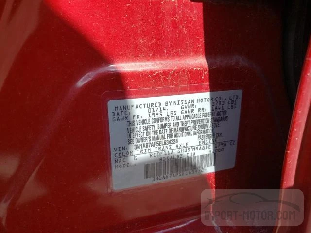 Photo 5 VIN: 3N1AB7AP5EL634324 - NISSAN SENTRA 