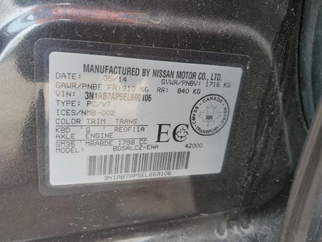 Photo 11 VIN: 3N1AB7AP5EL669106 - NISSAN SENTRA S 