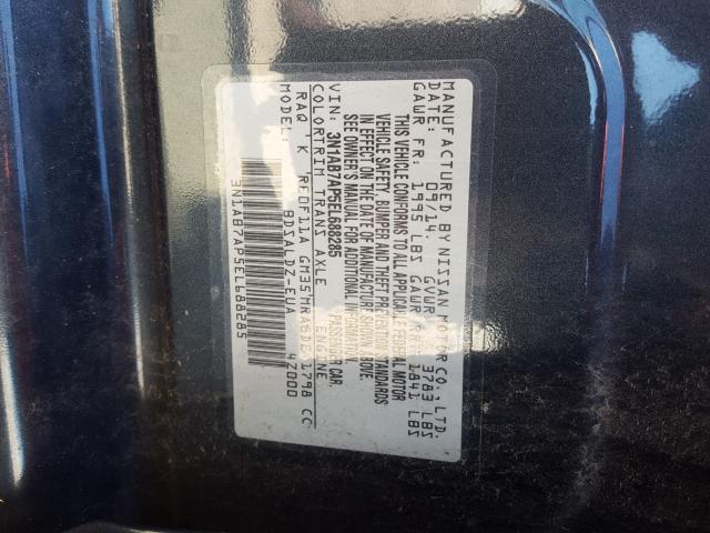 Photo 9 VIN: 3N1AB7AP5EL688285 - NISSAN SENTRA S 