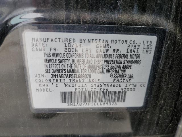 Photo 11 VIN: 3N1AB7AP5EL689078 - NISSAN SENTRA 