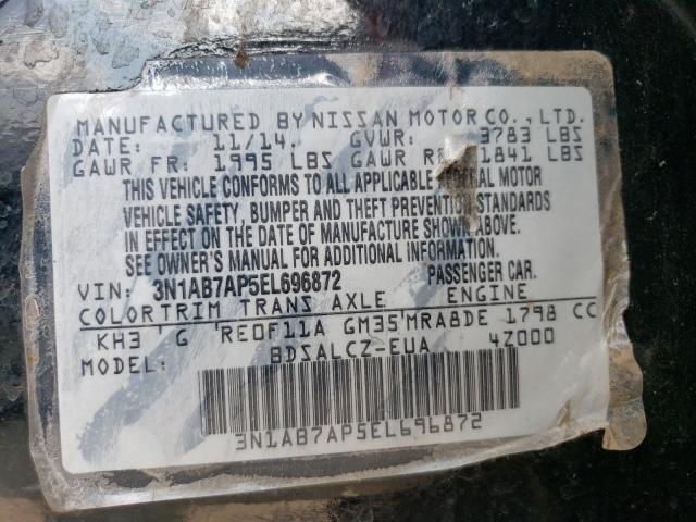 Photo 11 VIN: 3N1AB7AP5EL696872 - NISSAN SENTRA 