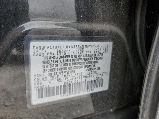 Photo 9 VIN: 3N1AB7AP5EY201198 - NISSAN SENTRA S 