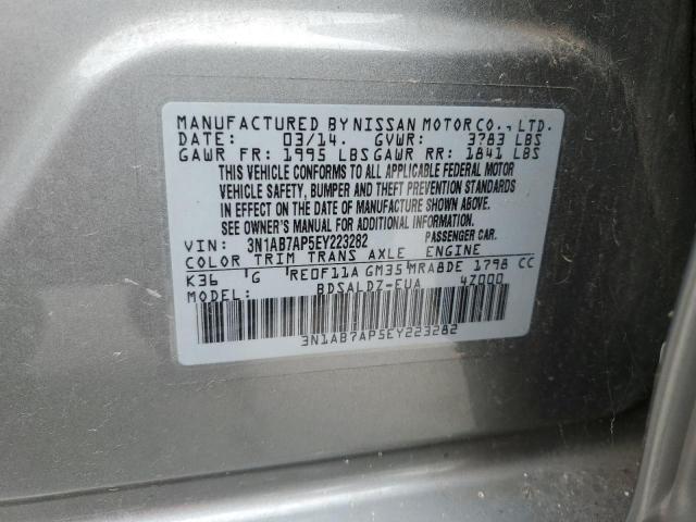 Photo 11 VIN: 3N1AB7AP5EY223282 - NISSAN SENTRA S 