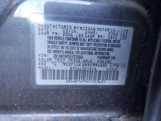 Photo 9 VIN: 3N1AB7AP5EY223654 - NISSAN SENTRA S 