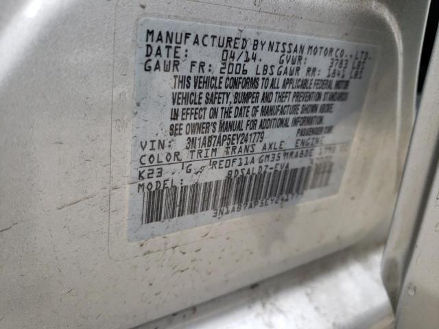 Photo 11 VIN: 3N1AB7AP5EY241779 - NISSAN SENTRA S 