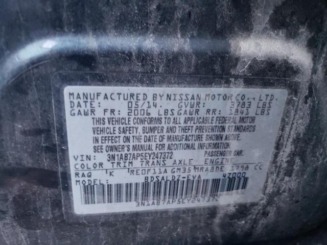 Photo 11 VIN: 3N1AB7AP5EY247372 - NISSAN SENTRA 