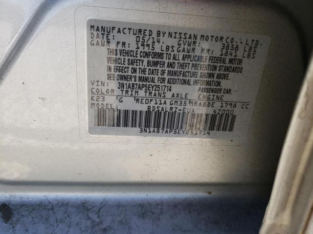 Photo 11 VIN: 3N1AB7AP5EY251714 - NISSAN SENTRA 