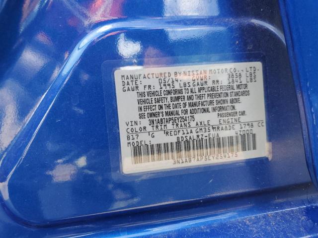 Photo 12 VIN: 3N1AB7AP5EY254175 - NISSAN SENTRA S 