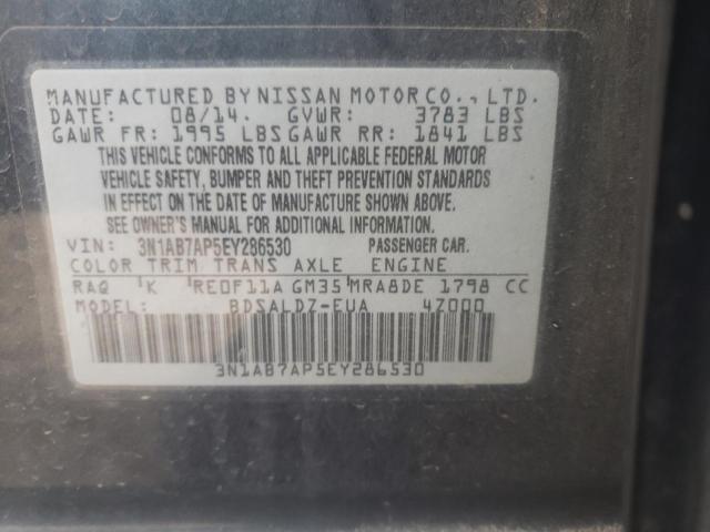 Photo 11 VIN: 3N1AB7AP5EY286530 - NISSAN SENTRA S 