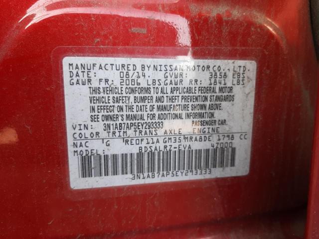 Photo 11 VIN: 3N1AB7AP5EY293333 - NISSAN SENTRA S 