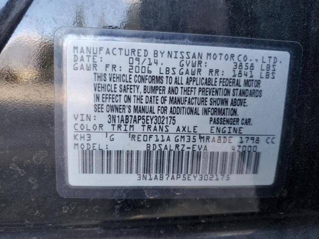 Photo 11 VIN: 3N1AB7AP5EY302175 - NISSAN SENTRA S 