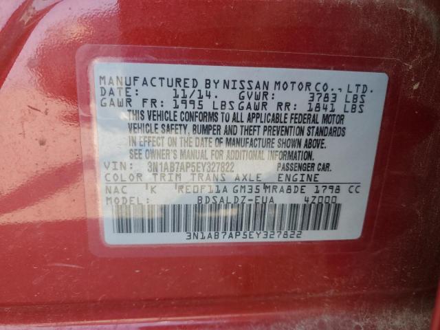 Photo 12 VIN: 3N1AB7AP5EY327822 - NISSAN SENTRA S 