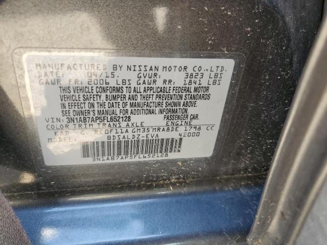 Photo 11 VIN: 3N1AB7AP5FL652128 - NISSAN SENTRA S 