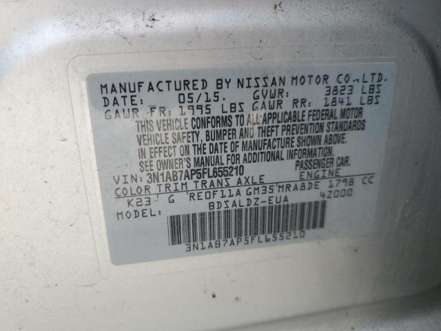 Photo 11 VIN: 3N1AB7AP5FL655210 - NISSAN SENTRA 