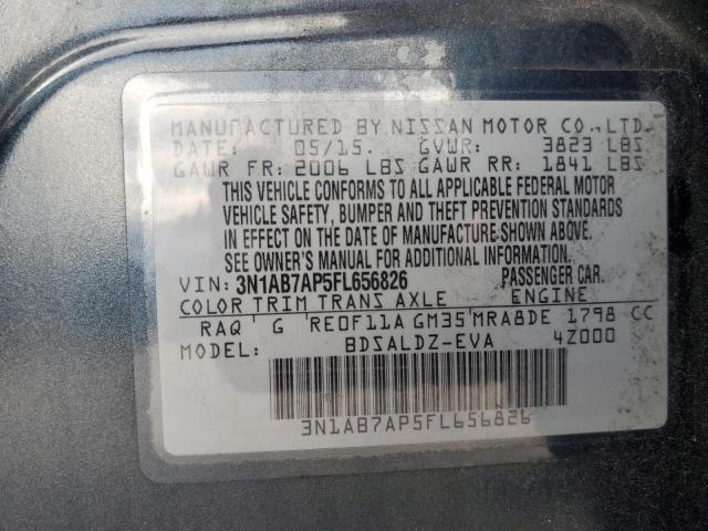 Photo 11 VIN: 3N1AB7AP5FL656826 - NISSAN SENTRA S W 