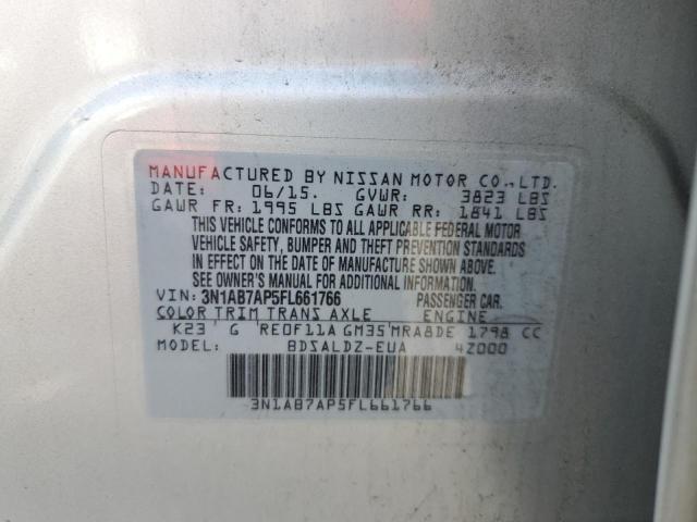 Photo 12 VIN: 3N1AB7AP5FL661766 - NISSAN SENTRA S 