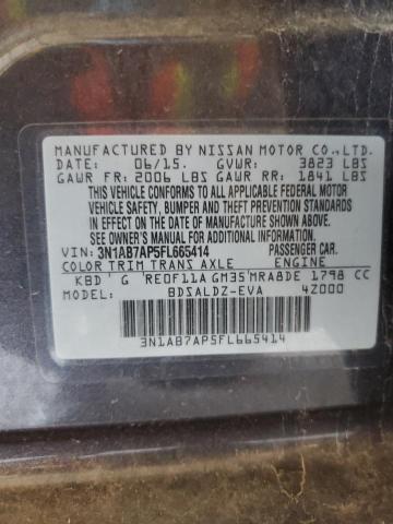 Photo 11 VIN: 3N1AB7AP5FL665414 - NISSAN SENTRA 