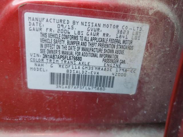 Photo 11 VIN: 3N1AB7AP5FL679880 - NISSAN SENTRA 