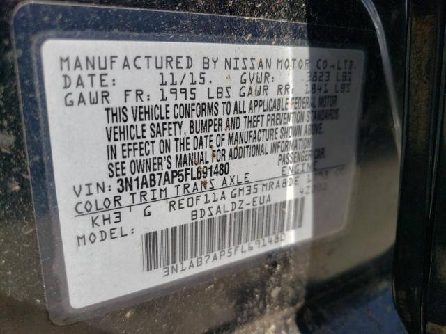 Photo 12 VIN: 3N1AB7AP5FL691480 - NISSAN SENTRA S 