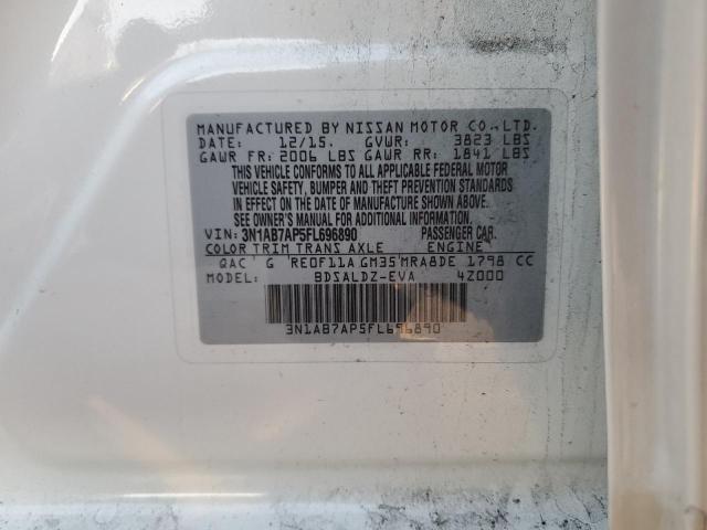 Photo 12 VIN: 3N1AB7AP5FL696890 - NISSAN SENTRA S 