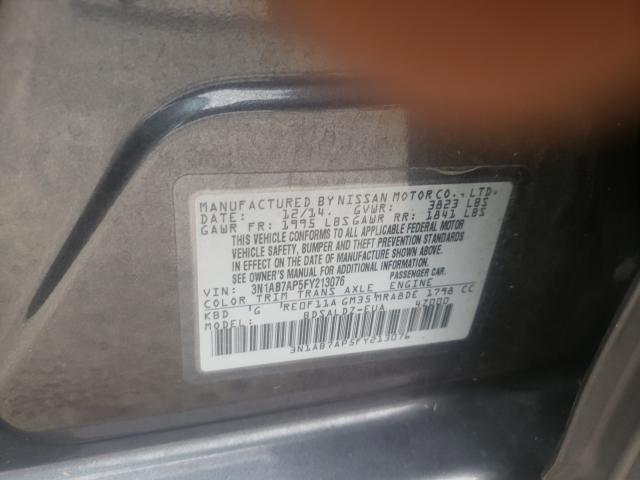 Photo 9 VIN: 3N1AB7AP5FY213076 - NISSAN SENTRA S 