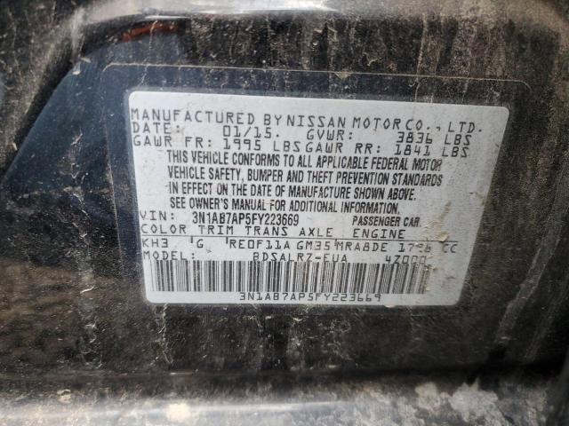 Photo 11 VIN: 3N1AB7AP5FY223669 - NISSAN SENTRA 