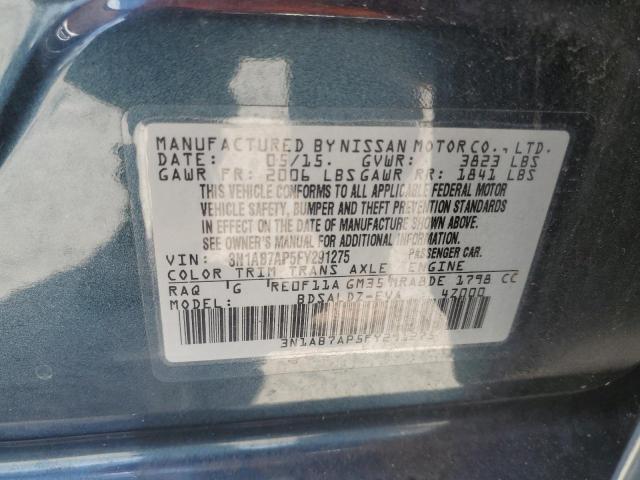 Photo 11 VIN: 3N1AB7AP5FY291275 - NISSAN SENTRA S 