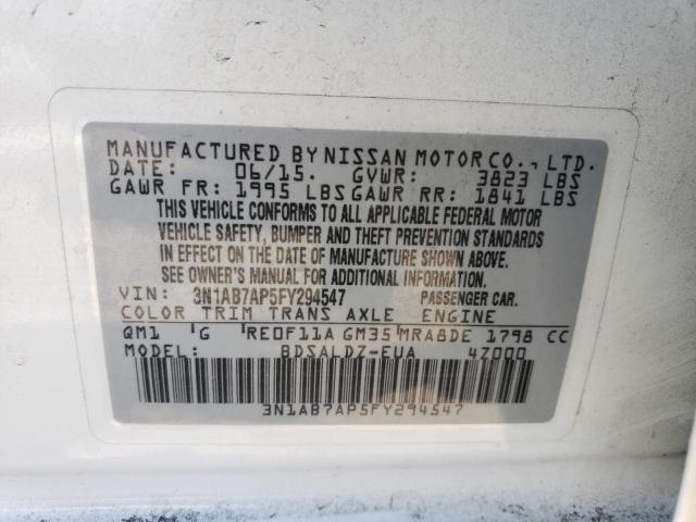 Photo 11 VIN: 3N1AB7AP5FY294547 - NISSAN SENTRA 