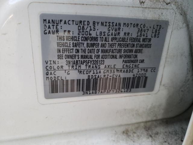 Photo 11 VIN: 3N1AB7AP5FY326123 - NISSAN SENTRA 