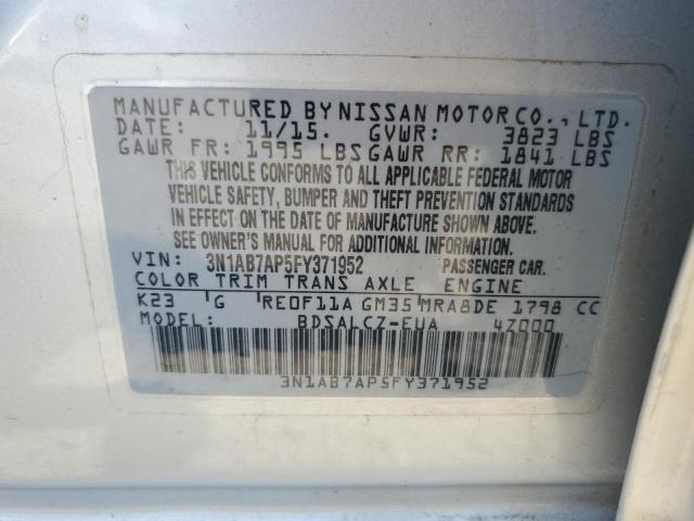 Photo 11 VIN: 3N1AB7AP5FY371952 - NISSAN SENTRA 