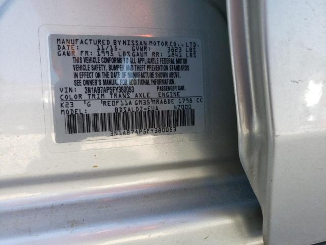 Photo 11 VIN: 3N1AB7AP5FY380053 - NISSAN SENTRA 