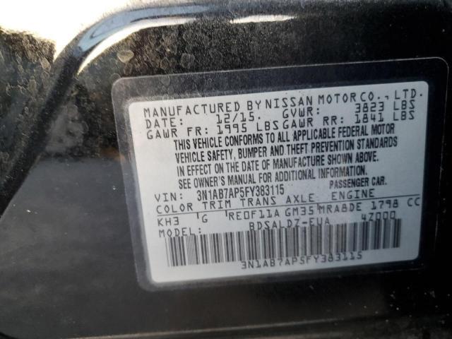 Photo 12 VIN: 3N1AB7AP5FY383115 - NISSAN SENTRA 