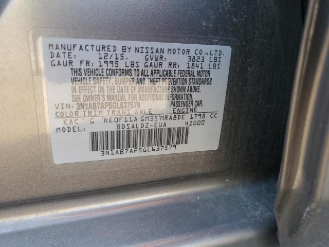 Photo 12 VIN: 3N1AB7AP5GL637579 - NISSAN SENTRA S 