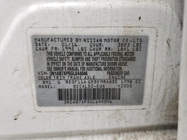 Photo 11 VIN: 3N1AB7AP5GL644046 - NISSAN SENTRA S 