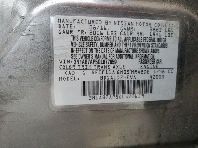 Photo 11 VIN: 3N1AB7AP5GL677659 - NISSAN SENTRA 