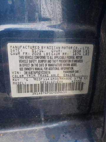 Photo 11 VIN: 3N1AB7AP5GY224614 - NISSAN SENTRA 