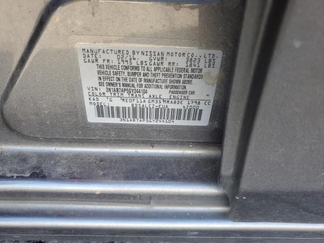 Photo 11 VIN: 3N1AB7AP5GY244104 - NISSAN SENTRA S 