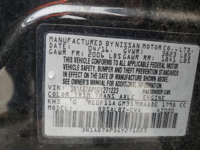 Photo 11 VIN: 3N1AB7AP5GY271223 - NISSAN SENTRA 