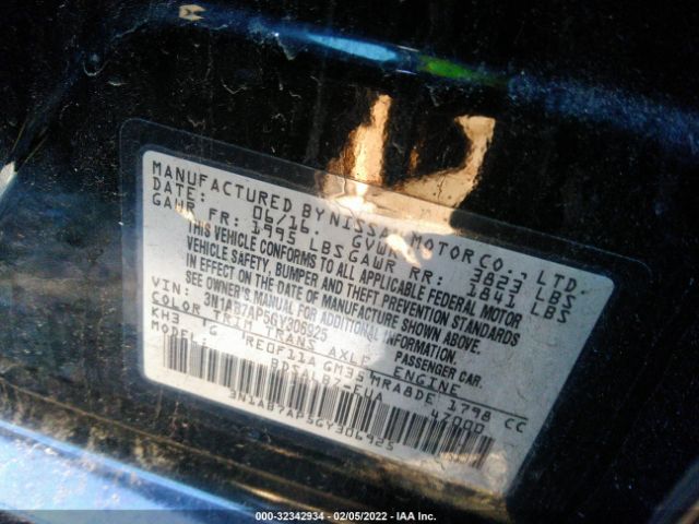 Photo 8 VIN: 3N1AB7AP5GY306925 - NISSAN SENTRA 