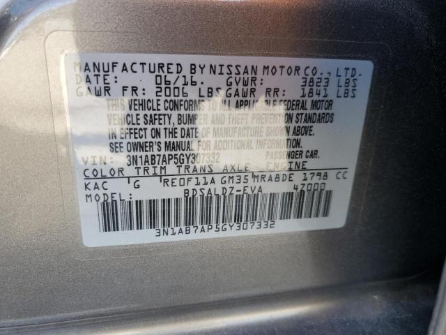 Photo 11 VIN: 3N1AB7AP5GY307332 - NISSAN SENTRA 