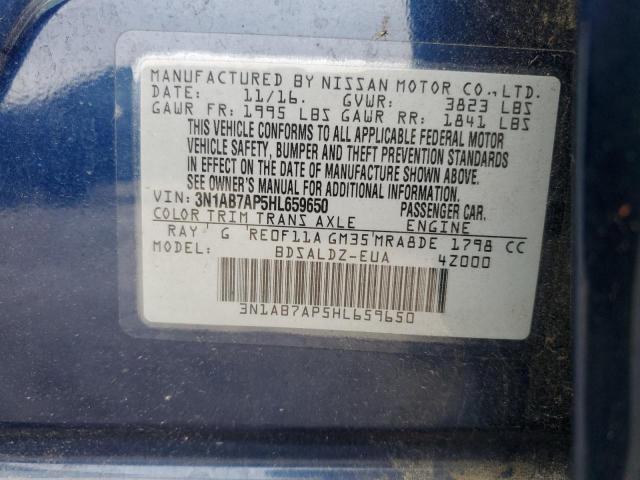 Photo 11 VIN: 3N1AB7AP5HL659650 - NISSAN SENTRA 