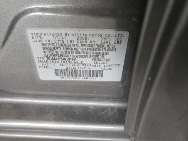 Photo 9 VIN: 3N1AB7AP5HL681244 - NISSAN SENTRA S 