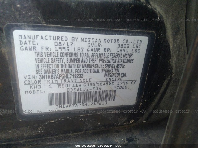 Photo 8 VIN: 3N1AB7AP5HL719233 - NISSAN SENTRA 