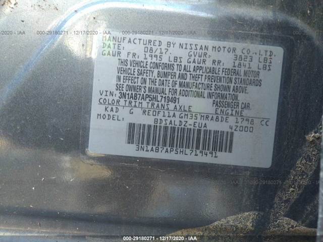 Photo 8 VIN: 3N1AB7AP5HL719491 - NISSAN SENTRA 