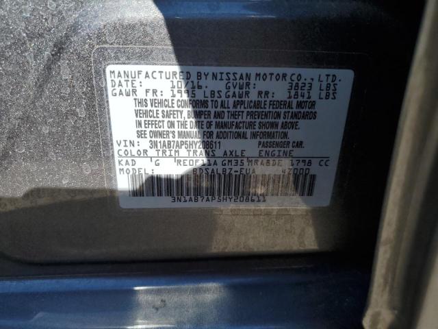 Photo 9 VIN: 3N1AB7AP5HY208611 - NISSAN SENTRA 