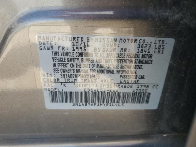 Photo 11 VIN: 3N1AB7AP5HY216465 - NISSAN SENTRA 