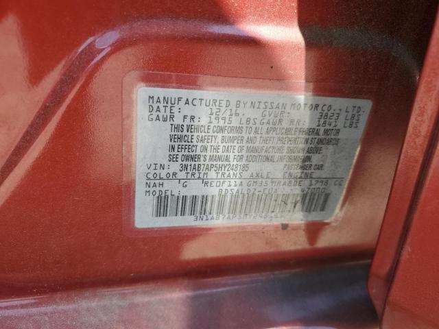 Photo 11 VIN: 3N1AB7AP5HY248185 - NISSAN SENTRA 