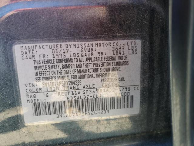 Photo 11 VIN: 3N1AB7AP5HY264239 - NISSAN SENTRA S 