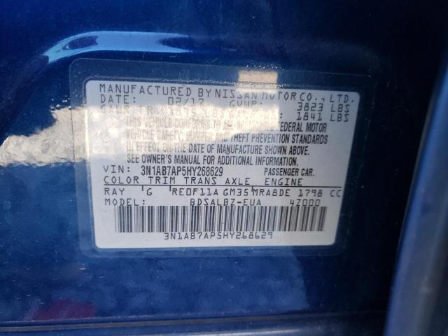 Photo 12 VIN: 3N1AB7AP5HY268629 - NISSAN SENTRA 