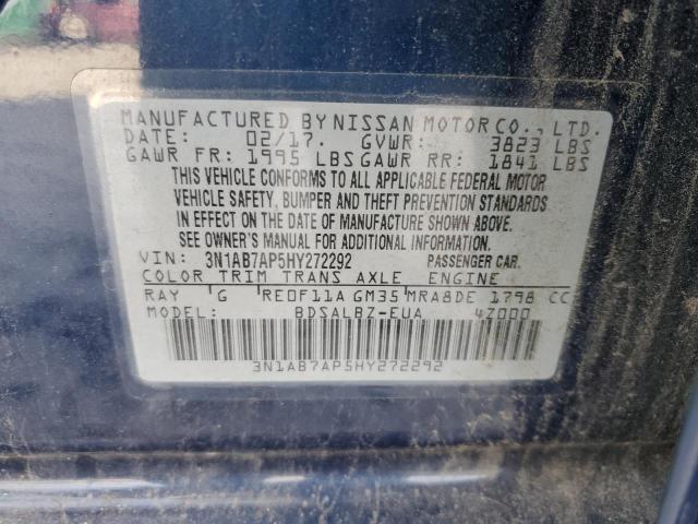 Photo 12 VIN: 3N1AB7AP5HY272292 - NISSAN SENTRA 